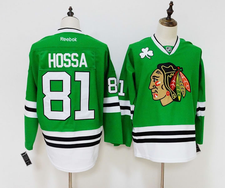Chicago Blackhawks 81 Marian Hossa Green Reebok Jersey,We sell and wholesale Chicago Blackhawks 81 Marian Hossa Green Reebok Jersey on line form chian!